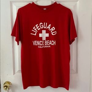 Lifeguard VENICE BEACH RED TSHIRT